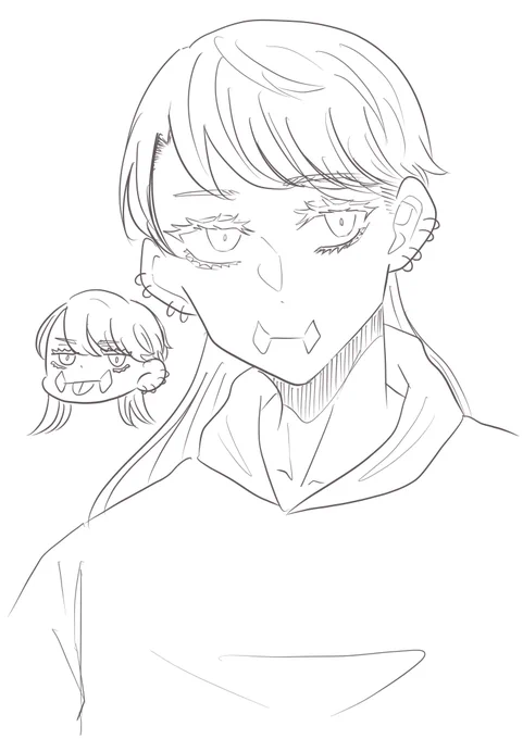 かっこいいとかわいいをかき分けるやつサンズくんー!!!かっこいいじゃなくて手癖で描いただけ!!斬首ーっっっ!!! 