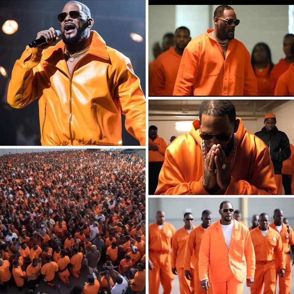 R. Kelly concert in prison sponsored by the Hoovers 🍊#RKelly #MondayFunday