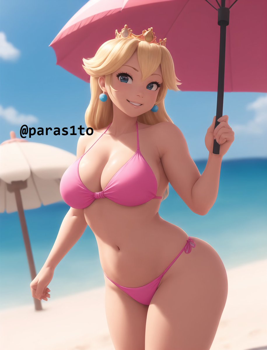 p4ras1to's tweet photo. Peaches a the beaches...
#AIArtwork #AiArt #AIイラスト #peaches #peaches #peach #mariobros #supermariobros 🍑#nintendoswitch #mariobrosmovie #pink #nintendo64 #bilini #umbrella #beach #ocean #fanart #stablediffusion #drawing #anime #cute #based #hehe https://t.co/5TyGrVerhn