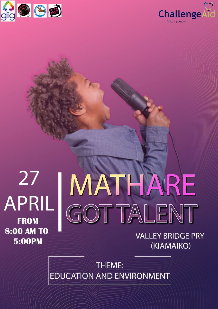 challengeaid_a's tweet photo. Our annual Mathare Got Talent festival is around the corner on 27th April 2023!!!
you are all welcome to come to interact and socialize with our learners across all of School Of Hope. 
#talentdevelopment
#schoolsofhope
#education https://t.co/F6NafMZb1G