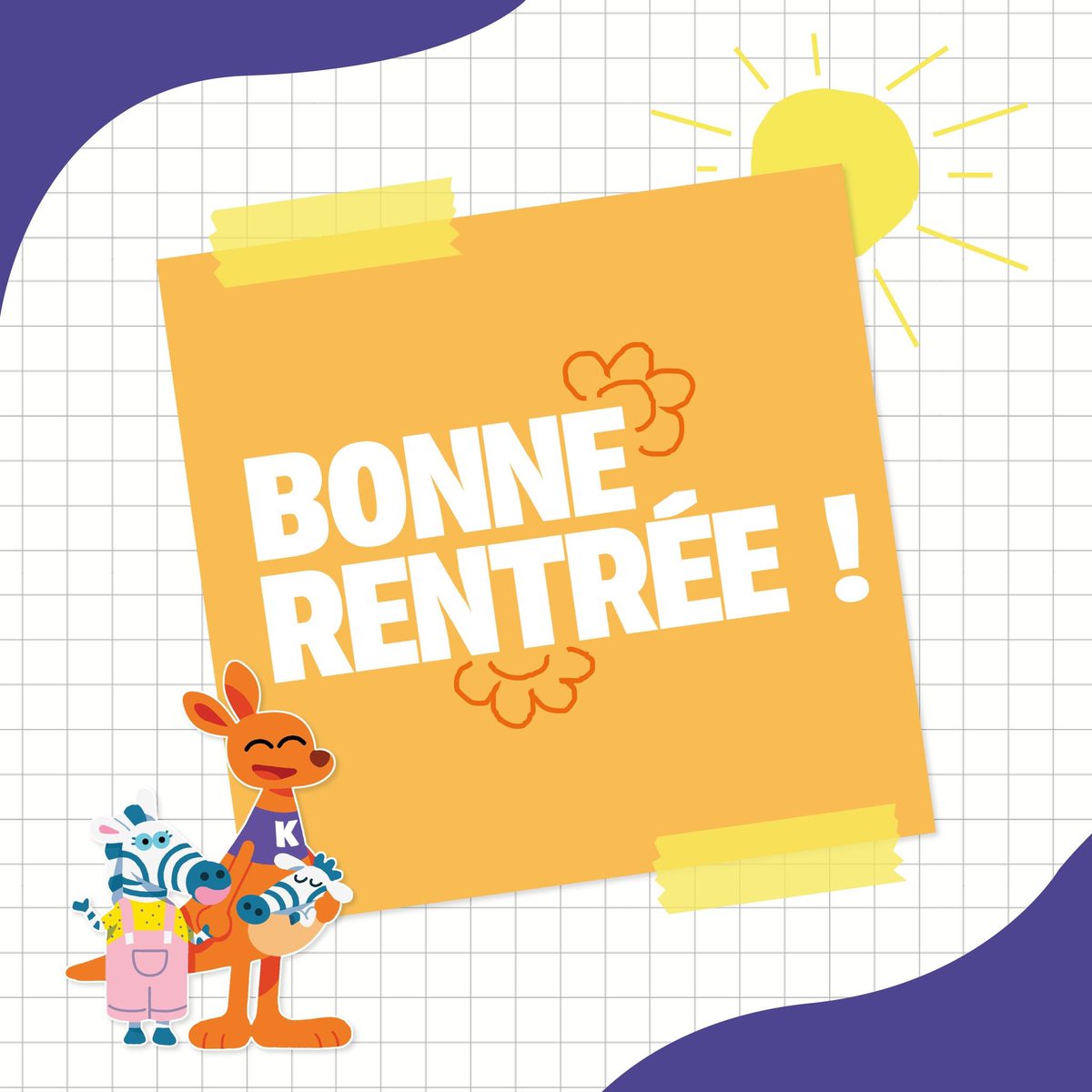 KAnnemasse's tweet photo. Kangourou Kids vous souhaite une bonne rentrée ! !🎒📚☀️

#rentree #rentreescolaire #ecole #enfants #bonnerentrée #devoir #printemps https://t.co/OhPlQLlhQC