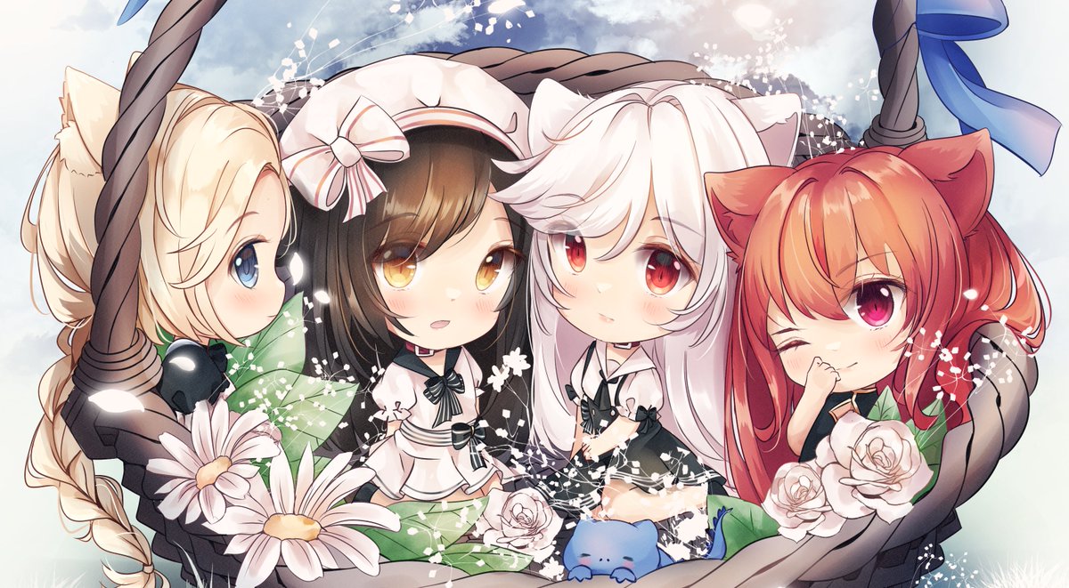 DDoubleBlinDD's tweet image. Had this fantastic artwork of Matt's Party all in one basket done by @MilavaNii. She's one of my favorite artists to work with, and I'm honored to have multiple pieces by her.

Also the first artwork with Cannoli and Buttons in one picture. Whoops.😂

#fanart #Easter2023