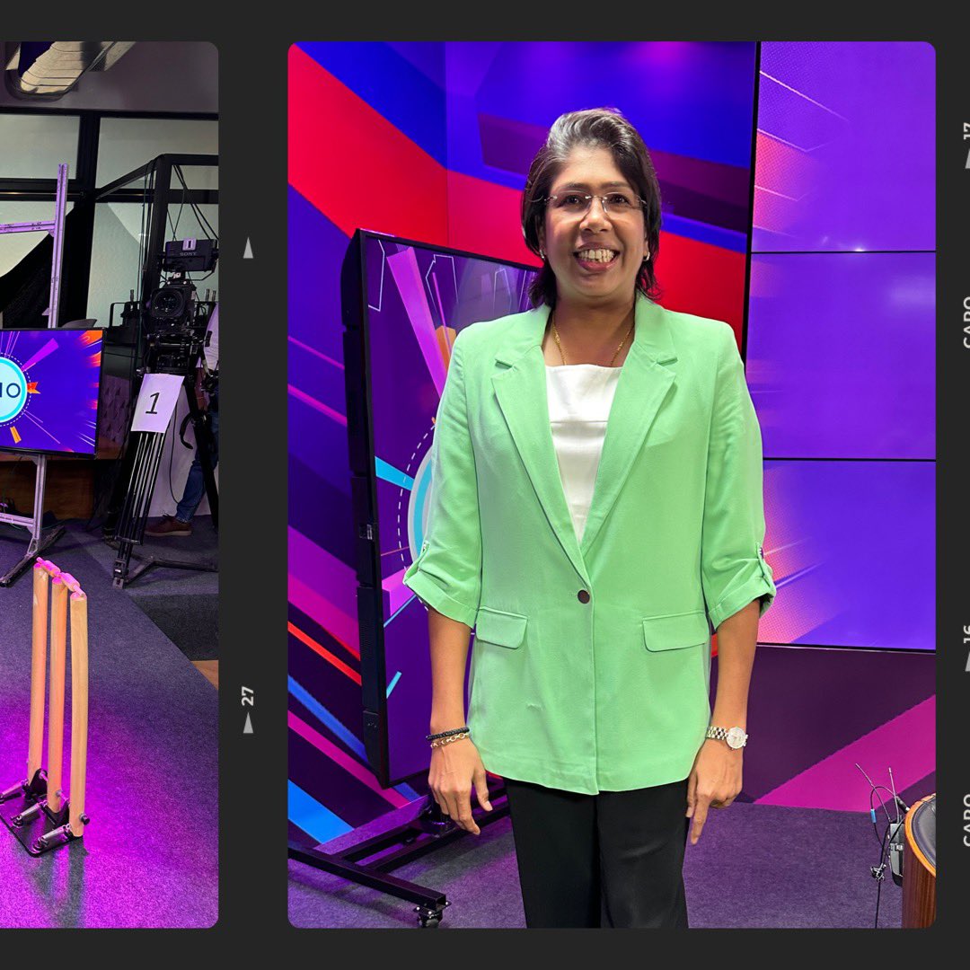 JhulanG10's tweet photo. Ready &amp; excited to experience the highs and lows of today's encounter live from the Bangla Commentary Box! 🏏🏟️

@JioCinema 

#IPLonJioCinema #BanglaIPLonJioCinema #Shootfun #CommentaryLive https://t.co/IXcDdpbO6D