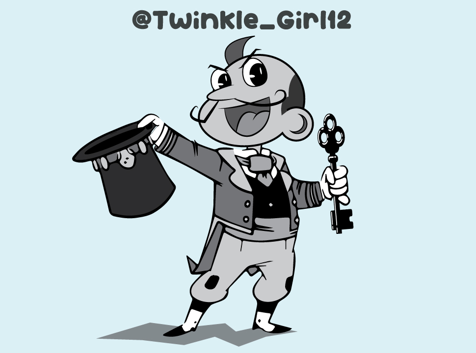 Twinkle_Girl12's tweet photo. Though art may not be thy forte, 
Thy loyalty to Merkel shall not sway. 

Many paths he hath taken, 
Yet the key remains forsaken. 

Now magic shall be his tool, 
To unlock the secrets of Ranvedale's rule.

@Cohl_world @WaltsVault_NFT https://t.co/haepDKGuC1