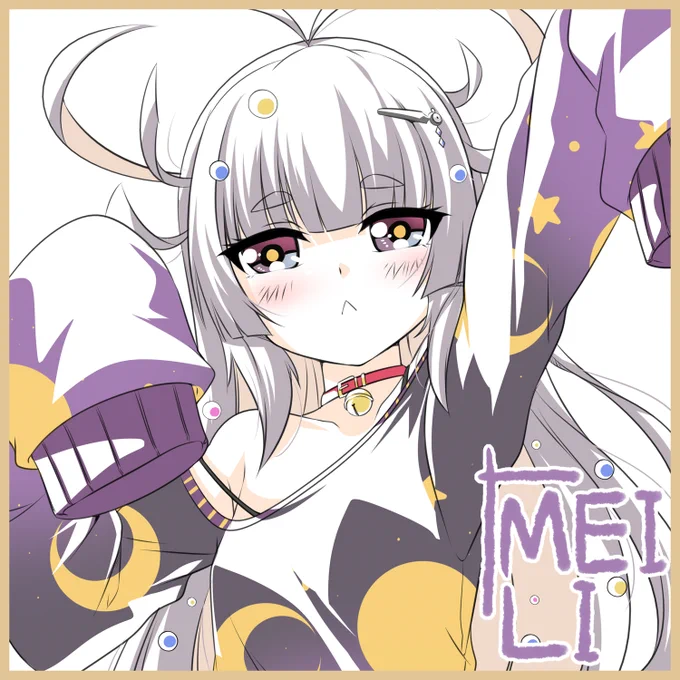 今までデサイン担当させていただいたVtuber達③Meili (Graduated)(卒業)  