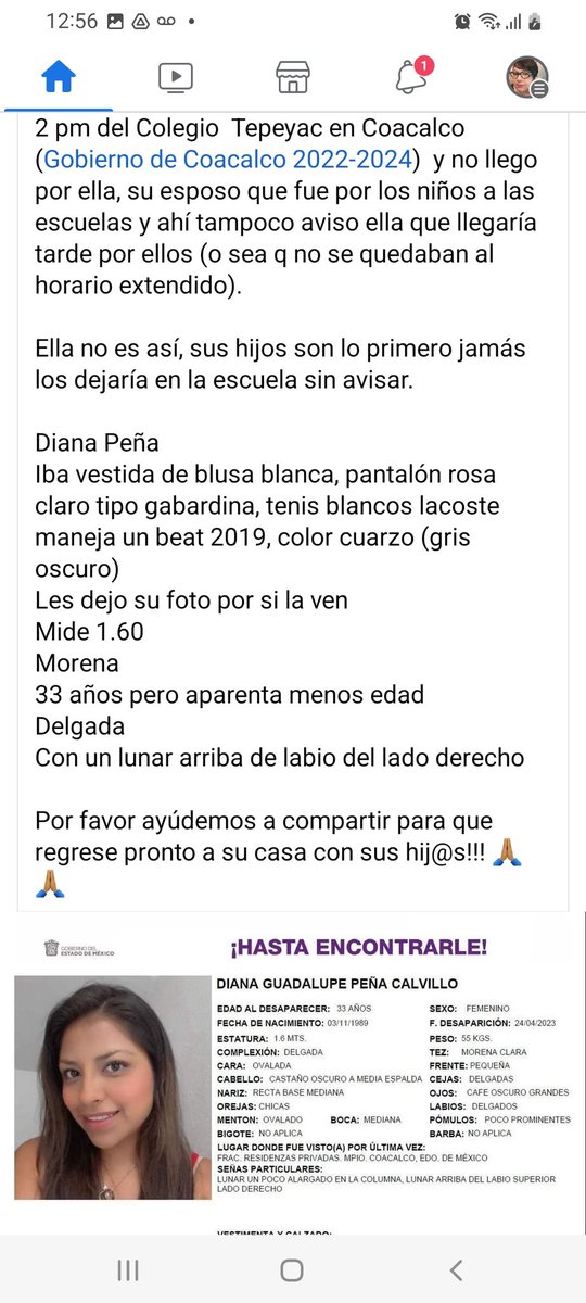 marianaunlmtd's tweet photo. Porfa RT masivo.
Esta chica salió hoy en la mañana de Coacalco y hasta ahora no saben nada de ella, se perdió la señal de su teléfono desde en la mañana.
Su familia está desesperada. https://t.co/NShhQfooJV