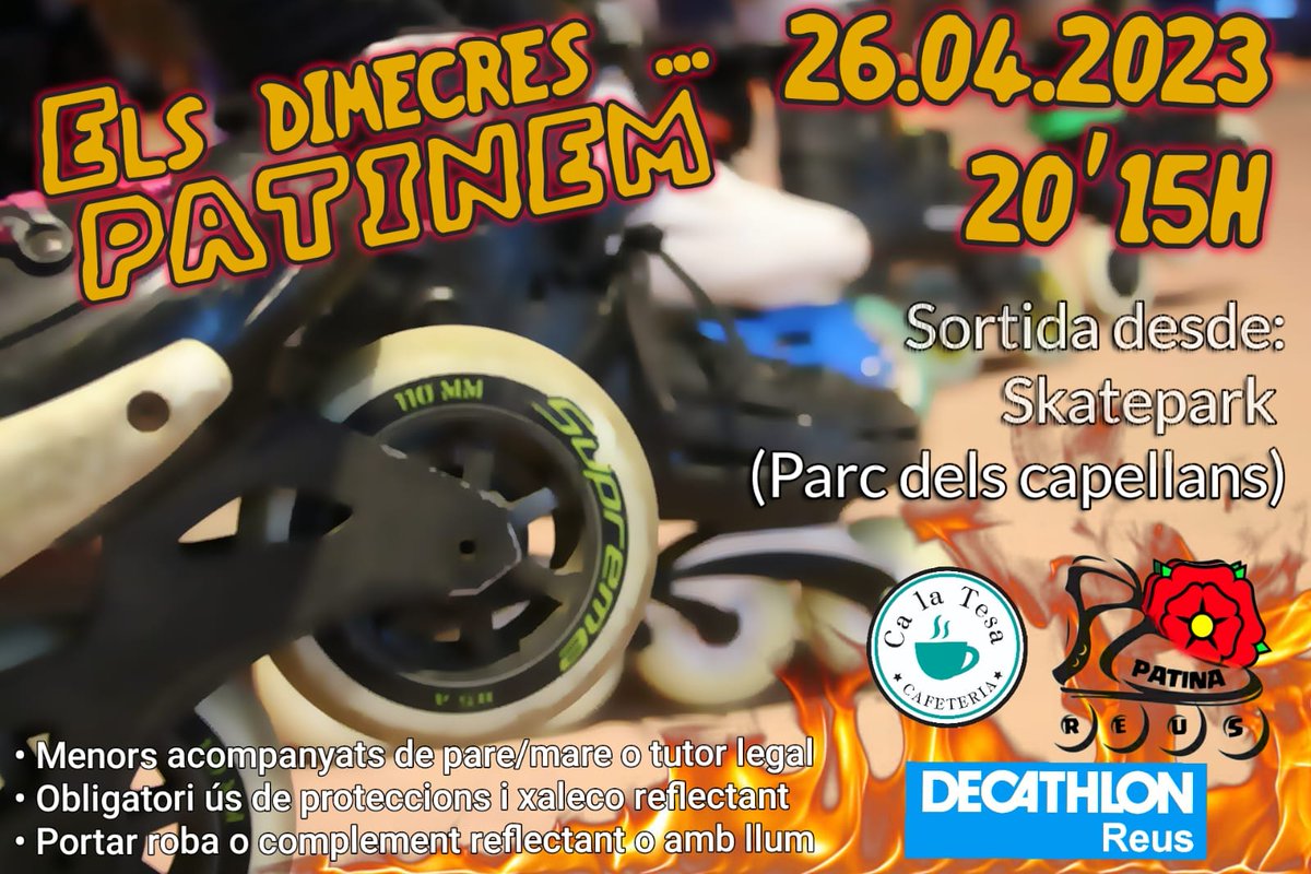 reuspatina's tweet photo. #reus #dereus #somdereus #nocturna #rutanocturna #dimecres #reuspatina https://t.co/Z5GYul8u7e