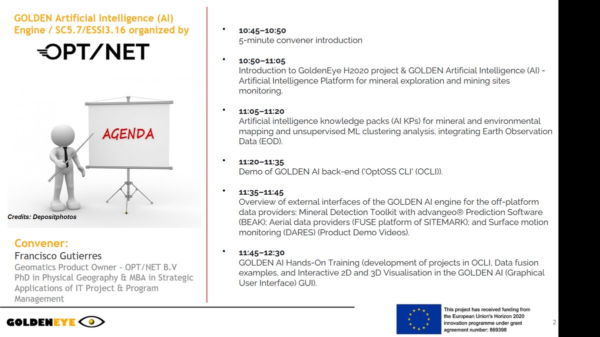 GoldenEye H2020 project tweet media