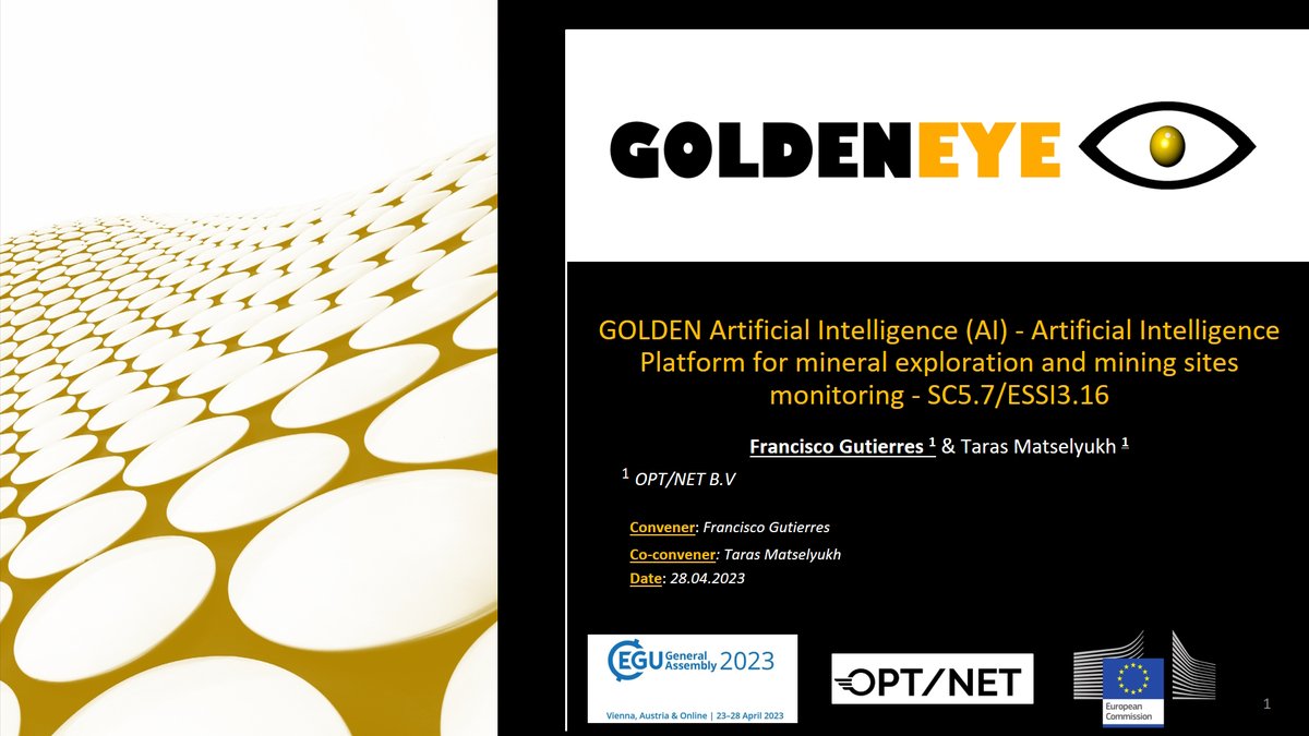 GoldenEye H2020 project tweet media