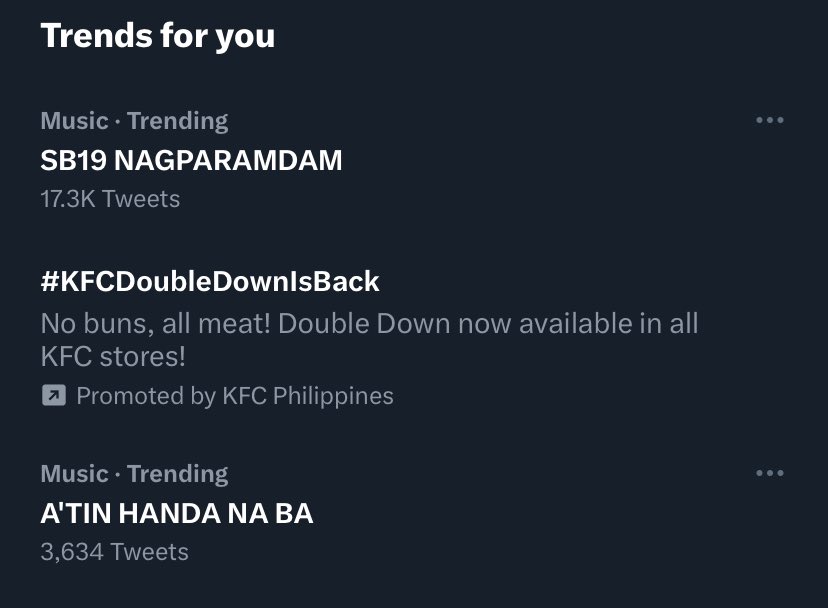 Grabeeee kaayooo!!! 

A'TIN HANDA NA BA
SB19 NAGPARAMDAM
<a href="/SB19Official/">SB19 Official</a> #SB19