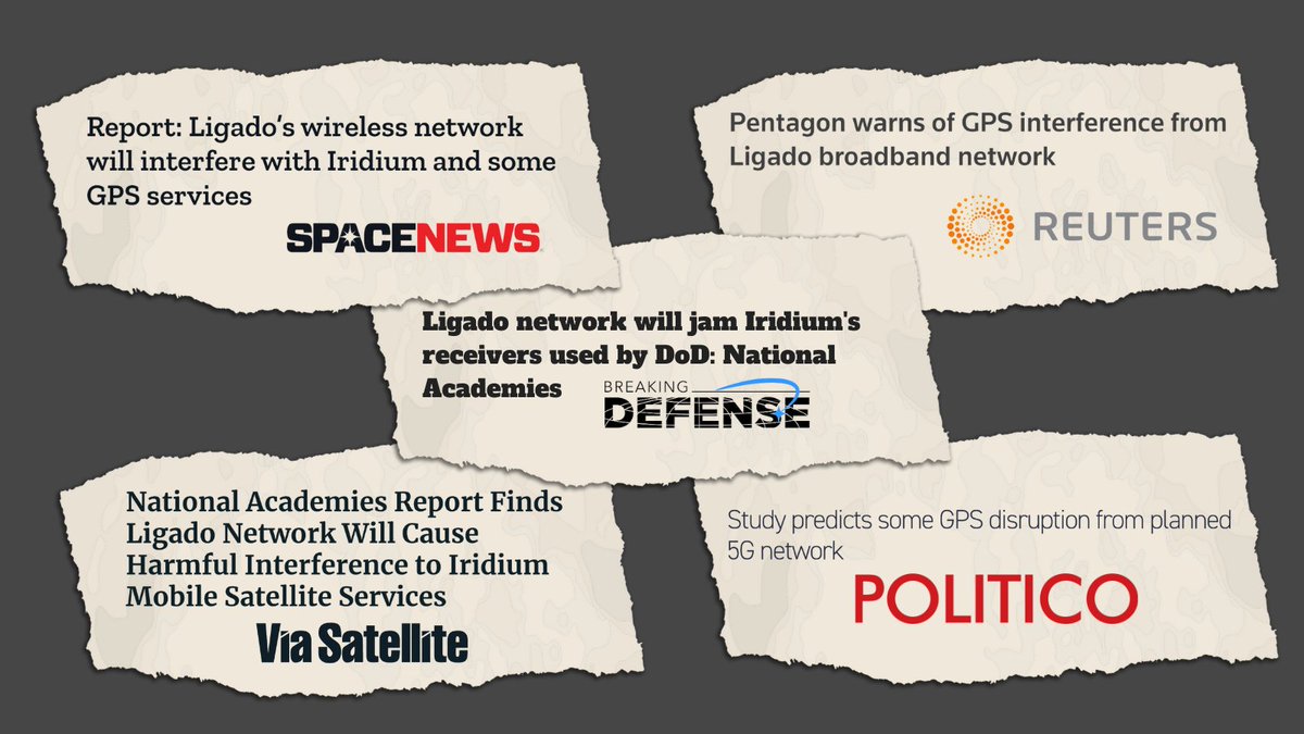 Three years from the Ligado order, we are joining 91 groups to urge <a href="/POTUS/">President Donald J. Trump</a> and Congress to work with the <a href="/FCC/">FCC</a> to stay the order. An independent study from <a href="/theNASEM/">National Academies</a> conclusively showed Ligado threatens vital GPS, SATCOM, and GOES services. #RethinkLigado
safesatellite.org/filings/satcom…