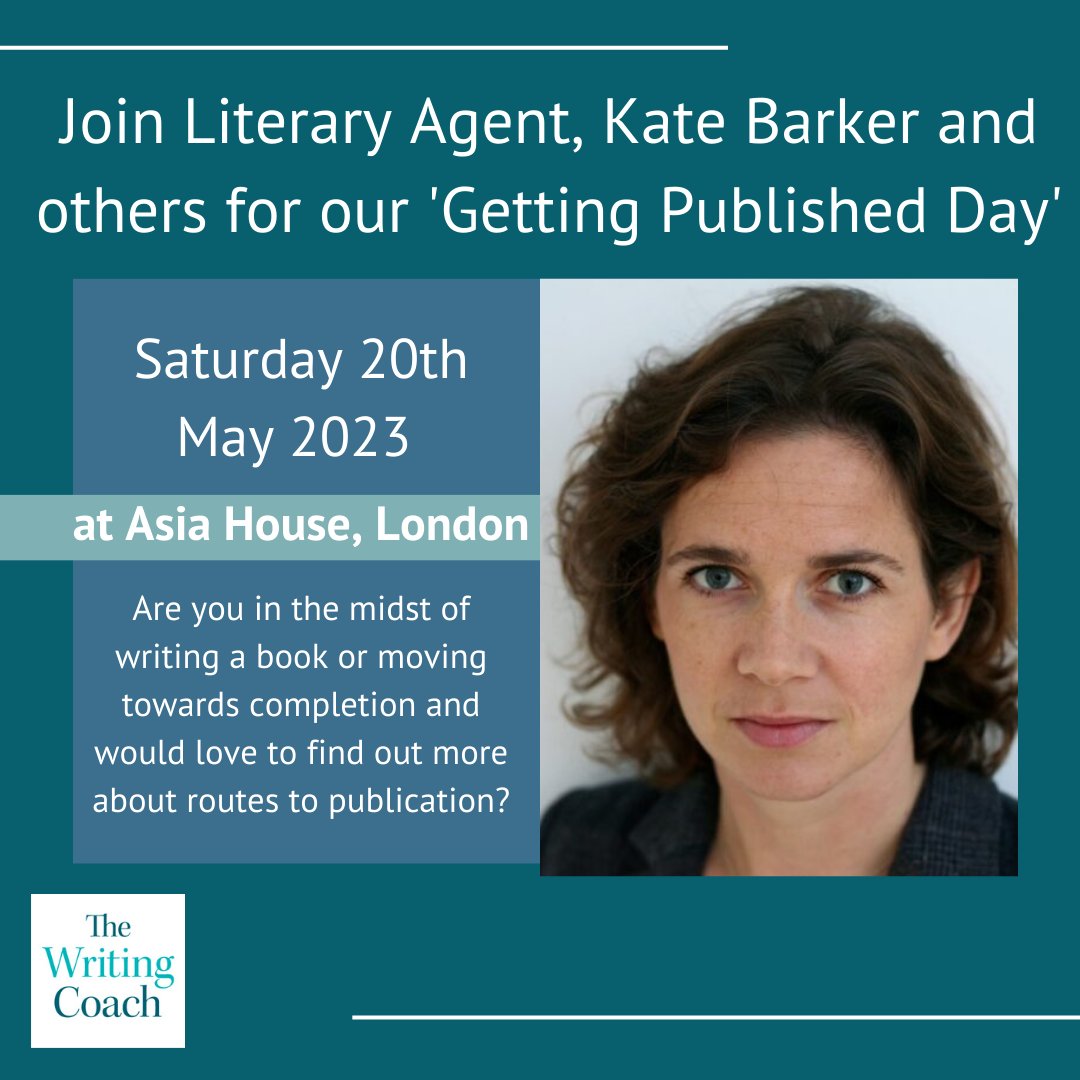 We are delighted to announce our very first in-person 'Getting Published' day in the gorgeous Library Room of Asia House, in central London on Saturday 20th May. @asiahouse_london
Click here to book: buff.ly/3ofDtE6 

#gettingpublished #literaryevent #amwriting
