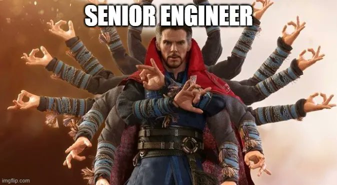 EquipeTechniqu3's tweet photo. Are you a junior software engineer looking to become a senior software engineer?

Moving from a junior to a senior engineer requires an almost insane investment in developing both hard and soft skills.

Here's how you earn that promotion: https://t.co/qgKfCdtAWq