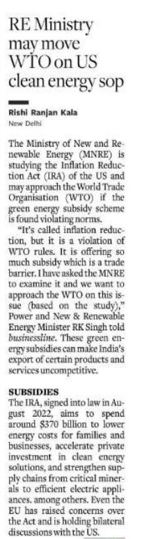 Spoke with <a href="/businessline/">businessline</a> on the Ministry’s preparedness to meet the higher summer demand. Also explained how discoms are following financial discipline after we made energy accounting compulsory and shared status of legacy dues.