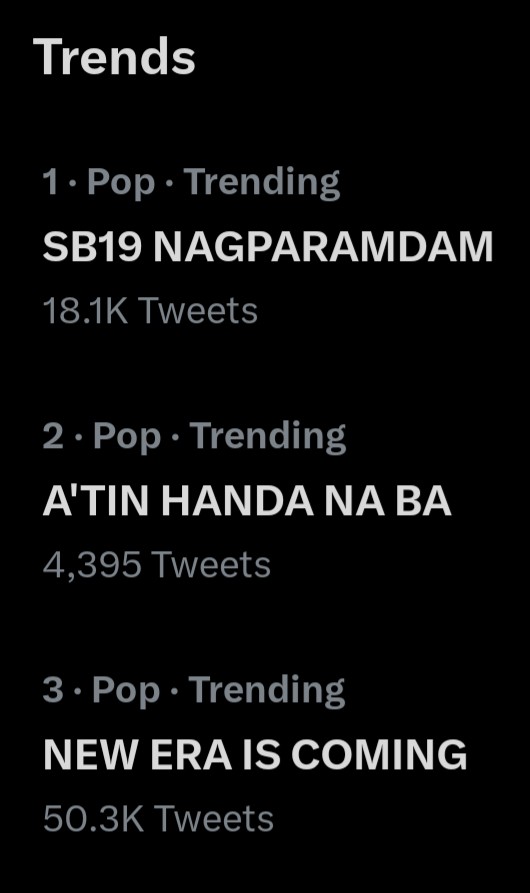 maria171819g's tweet photo. Bida bida talaga tong A'tin, wala namang ganap idol nila pero nagpapatrending. Ems😁

Tabi tabi na po sila

A'TIN HANDA NA BA
SB19 NAGPARAMDAM
@SB19Official #SB19 https://t.co/NQytiobsh7