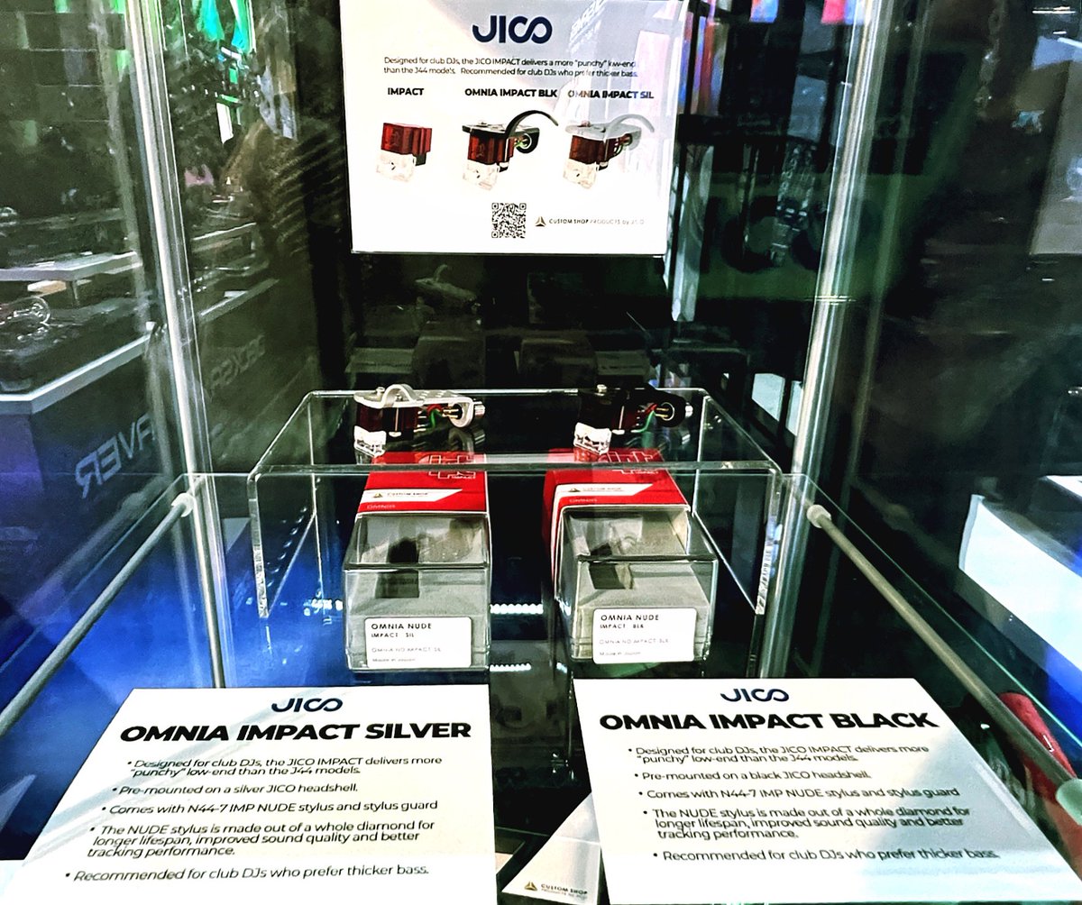 JICO_INT's tweet photo. NAMM SHOW 2023 REPORT ①
Showcased the J44A7, J44D, and Impact models at the NAMM Show 2023 and received a positive response from attendees that used and tested the cartridges.
@mixware
#JICO #JICOCustomShop #NAMMShow #NAMMShow2023 #MIXWARE #DJCulture #Turntablism https://t.co/5kChU6eOsB