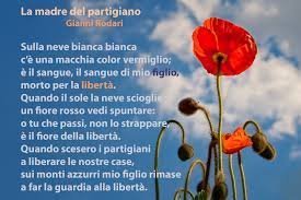 narcisi_rita's tweet photo. #LeggereLaStoria 

Quando il sole la neve scioglie
un fiore rosso vedi spuntare:
o tu che passi,
non lo strappare,
è il fiore della libertà
Quando scesero i partigiani
a liberare le nostre case
sui monti azzurri
mio figlio rimase
a far la guardia alla libertà
Rodari

#SalaLettura https://t.co/snCJtgemHC