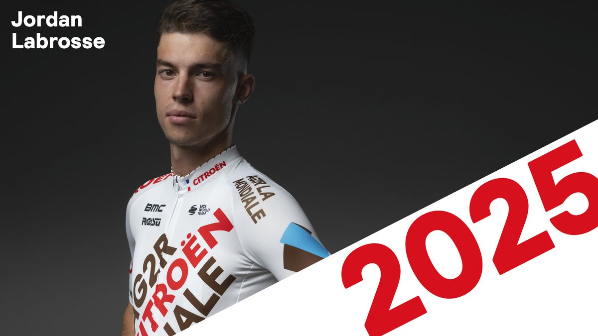 ✍️ @LabrosseJordan @LabrosseJordan est le 30ème coureur pour la saison 2023 et rejoindra l'équipe World Tour à partir du 1er août. @LabrosseJordan is our 30th rider for the 2023 season and will join the team on August 1st. #AG2RCITROËNTEAM #RoulonsAutrement #RideDifferently