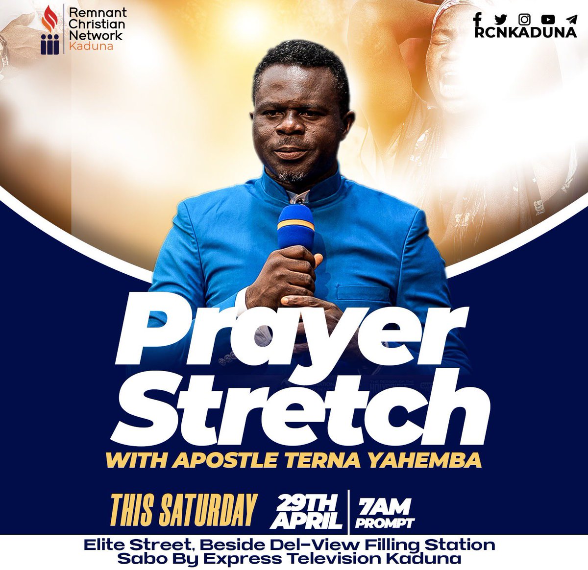 rcnkaduna's tweet image. Come experience an outpouring of God's Power and Transformation.
Prepare your hearts, be expectant, as the Lord shall grant us grace for more burdens to intercede. 

Let's stretch together.
#PrayerStretch
#ThisSaturday