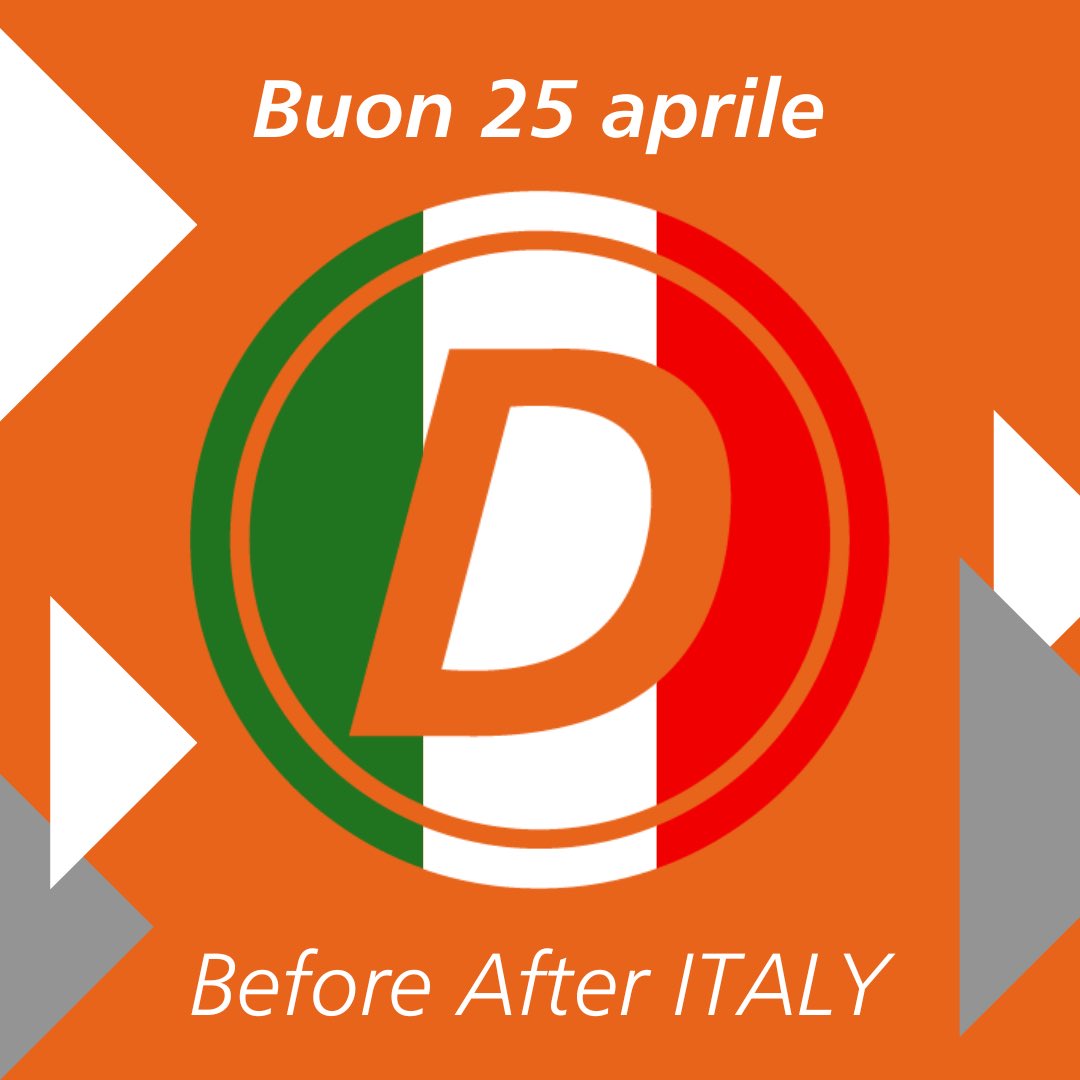 DuringSpa's tweet photo. Oggi si festeggia la LIBERTÀ.

Buon 25 aprile #italia !
#beforeAfterDURING https://t.co/NLg8iwDXY6