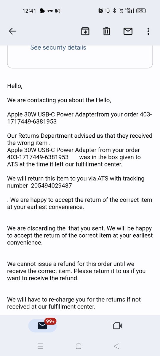 Anupam_Official's tweet photo. @amazonIN @AmazonHelp 
Such a big brand @amazon and doing such type of fraud with old loyal customers, I received different order and I returned it with their all format , now they are saying refund will not issue , seller is denying , I don't know seller I know you #FraudAmazon https://t.co/mCbgxBEtMb