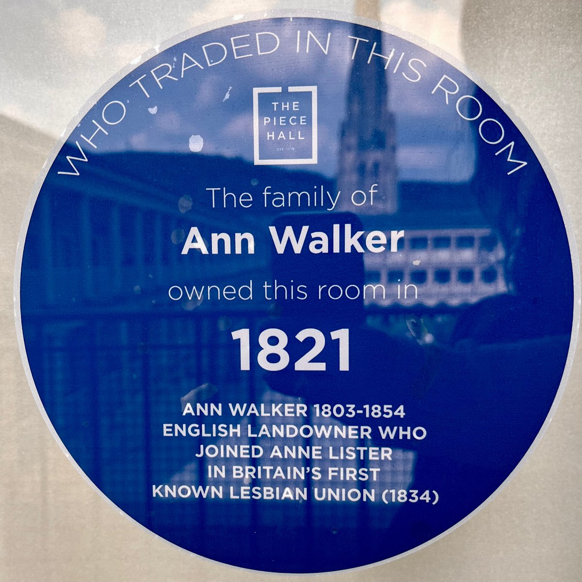 A piece of herstory at the Piece Hall

#Halifax #PieceHall #Herstory #History #WomenInHistory #AnnWalker #AnneLister #LGBTHistory #QueerHistory #LesbianHistory #Yorkshire ￼#GentlemanJack