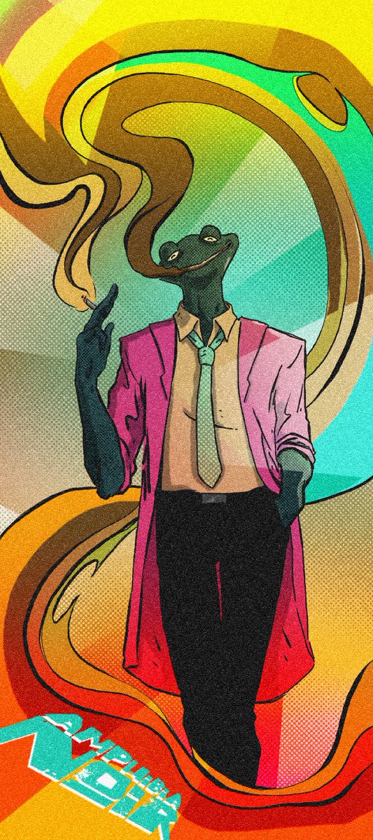 Happy_Log_pub's tweet photo. Less than 24hrs left to back Amphibia Noir part 2. If you haven't backed it, now is the time to get those tasty Kickstarter rewards.

https://t.co/SO4ukGQ53U

#Kickstarter #kickstartercomics #comic #genderfluid #unique #psychedelic #colour #noir #intense #comedy #frog #comicbook https://t.co/owk6eFy4DG