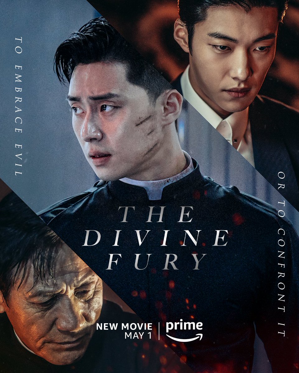 primevideoph's tweet image. The fate of the battle against enemies not of this realm rests in the hands of #ParkSeoJun. #TheDivineFury is coming to Prime Video on May 1.