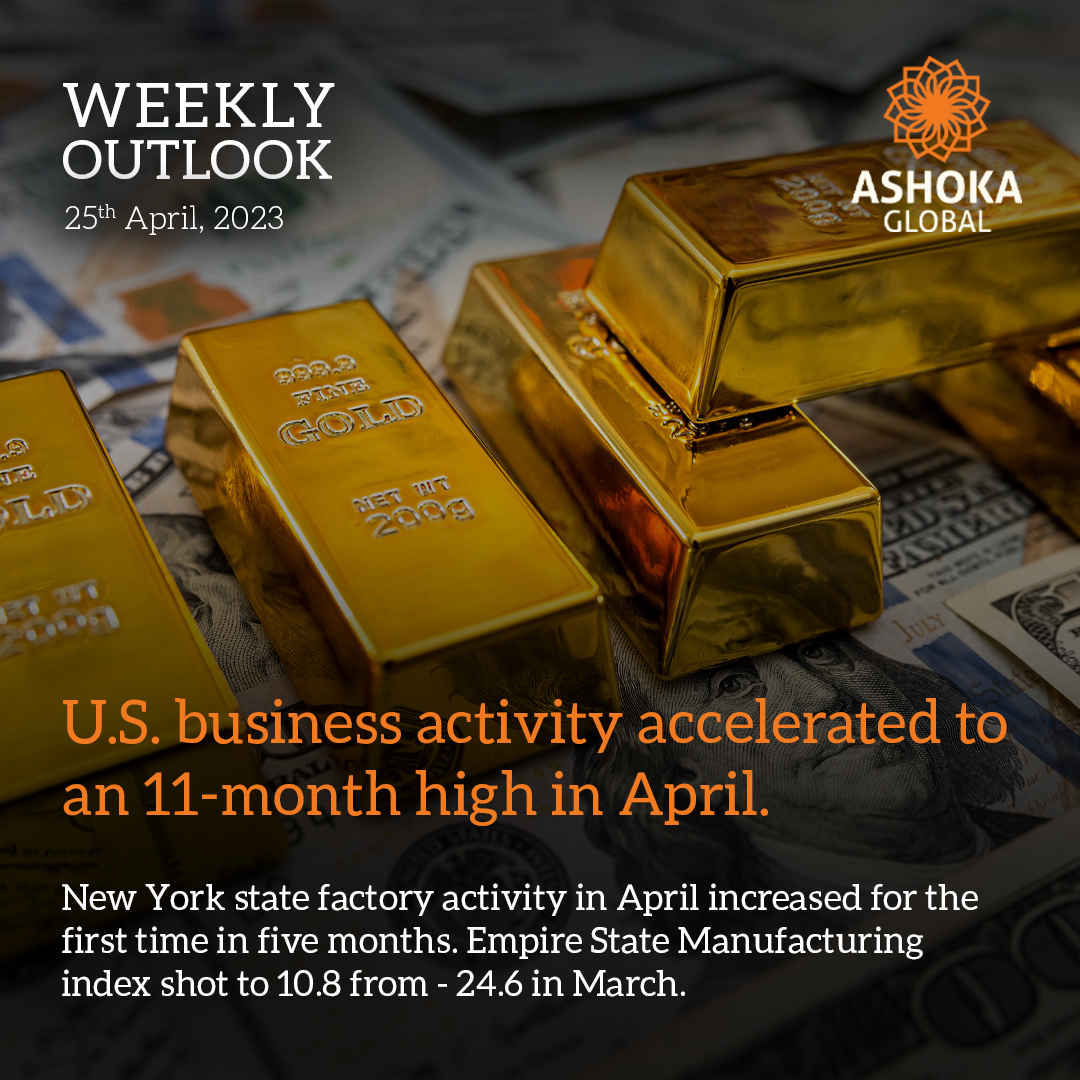 ashoka_global's tweet photo. Weekly Outlook on Gold & Silver Here are a few essential news updates on the gold and silver market of 25th April 2023. Follow Us. Share if you found it informative. #ashoka #ashokaglobal #fed #interestrates #openmarket #goldset #us #globalmanufacturing #gold #silver https://t.co/EtDRzOth23