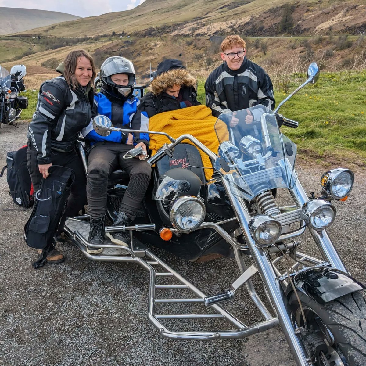 BeaconsTrikeTrs's tweet photo. Special Birthday trip out with the Griffith family and outriders, for a much loved person😎 https://t.co/QJVsDXfsMU