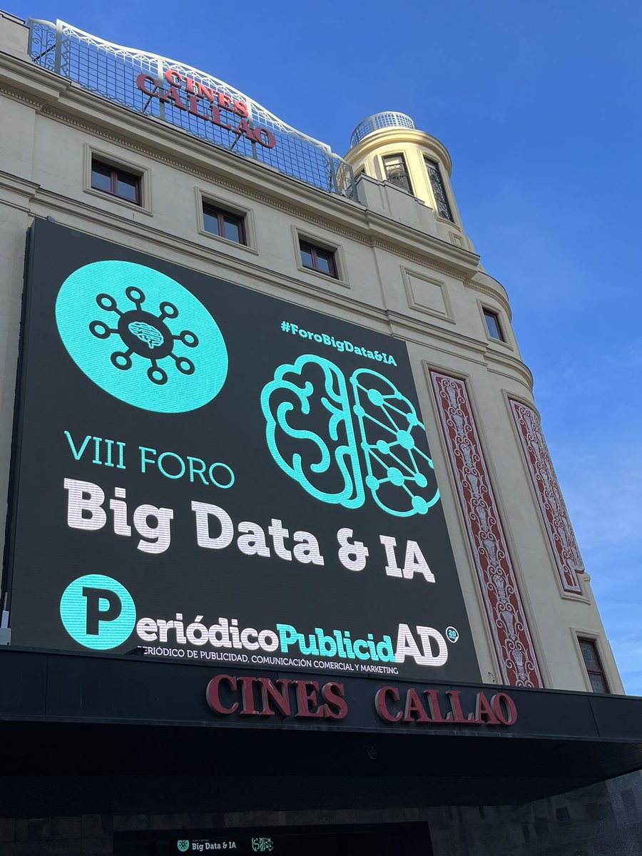 CiceroComunica's tweet image. 🚀 ¡Arranca la octava edición del #ForoBigData&amp;amp;IA organizado por @PdelaPublicidad y no nos lo queríamos perder! A lo largo de esta jornada expertos van a abordar la transformación del BIG DATA en SMART DATA 📊  ¿Te lo vas a perder?