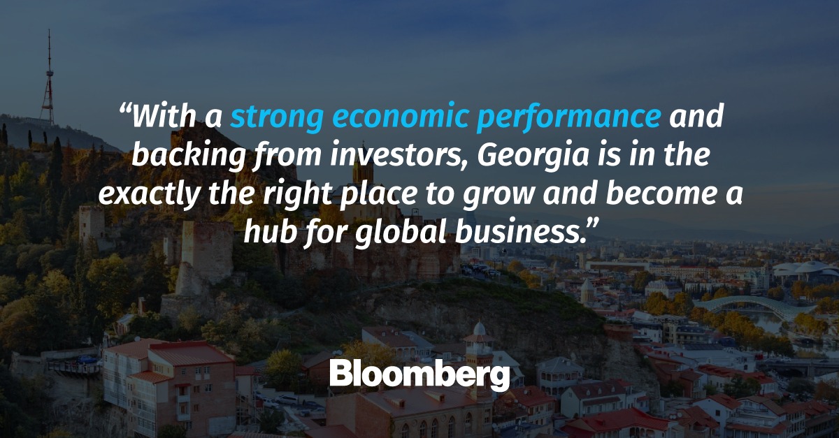 "How Georgia’s Economy Is Defying the Global Downturn" - Bloomberg recently ran a story regarding Georgia's economic prosperity and favorable investment climate.

Full article: bit.ly/40BEvIb

#investment #investinGeorgia #Bloomberg