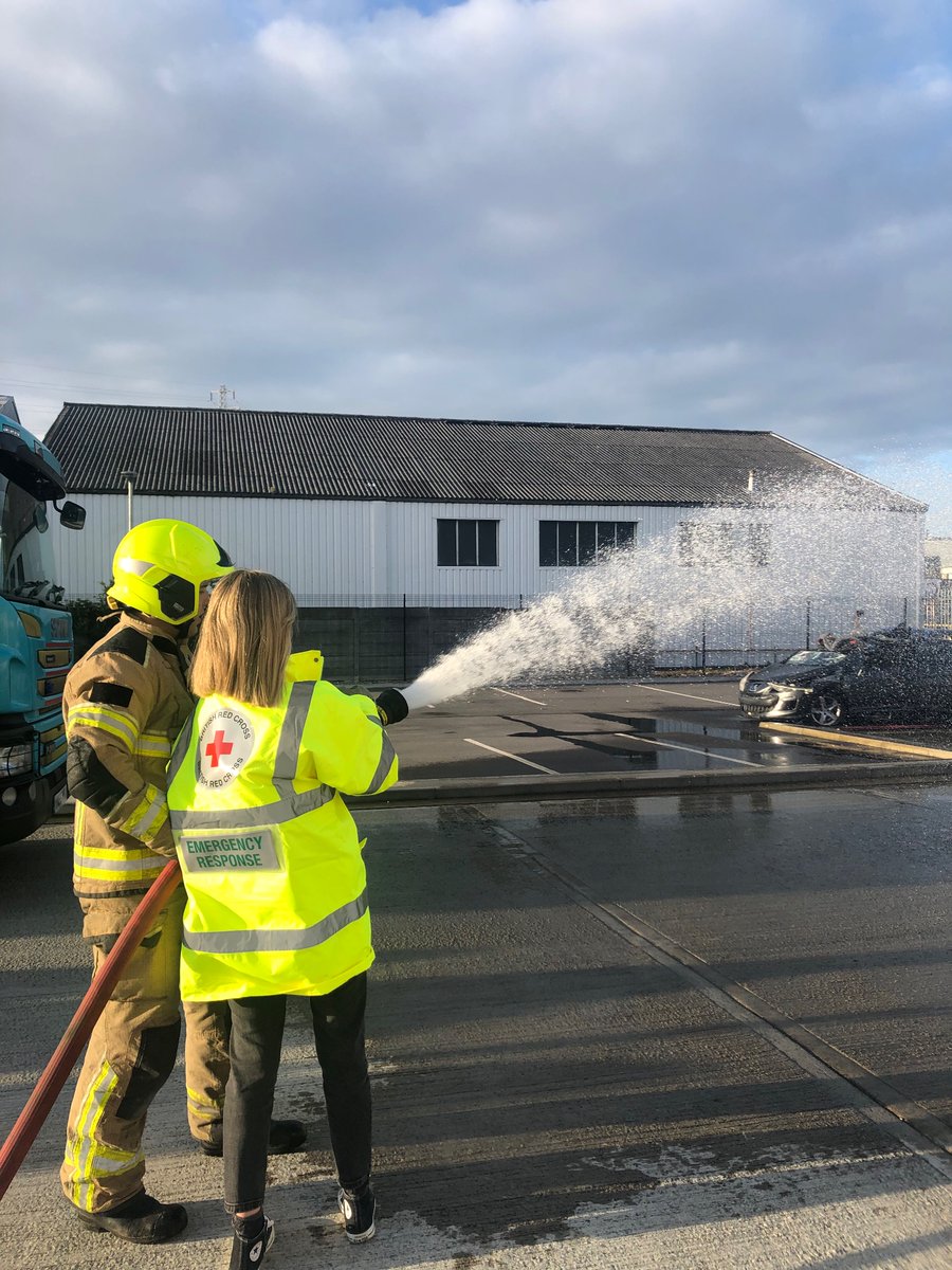 Fun meeting with the emergency response volunteers last night <a href="/BritishRedCross/">British Red Cross 🧡</a>