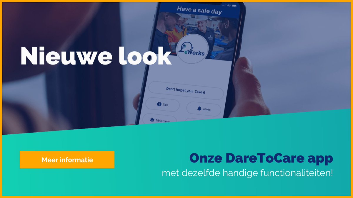 _eWorks's tweet photo. Onze DareToCare app heeft nieuwe functionaliteiten!
Wij kunnen nu eigen functies, iconen én knopteksten instellen voor de klant ✨ Benieuwd? Check de website 👇
https://t.co/u2Dc4VzQB1

#eworks #veiligheid https://t.co/8EDiXy1mBN