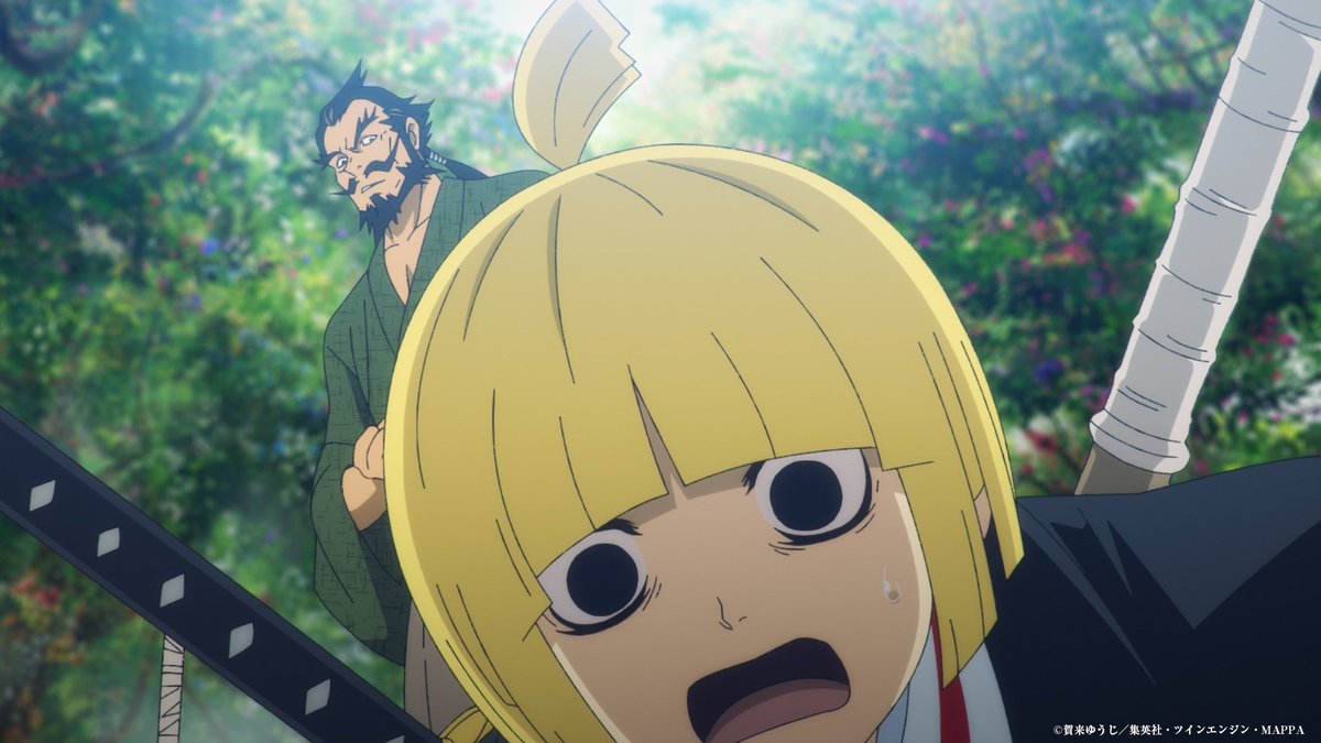 incorrect_jigo's tweet photo. #Gantetsusai: That’s one of my biggest fears. Like, if I ever woke up as a donut...
#Fuchi: You would eat yourself?
Gantetsusai: I wouldn’t even question it.

#hellsparadise #Jigokuraku https://t.co/bxJdl13ytH