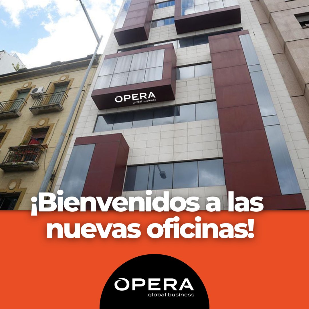 OperaGlobal's tweet photo. Comienza una nueva etapa en Ópera Global Business...

Hace unas semanas compartíamos el cambio de oficina, después de 15 años. Hoy os mostramos el resultado de cómo está quedando la que es nuestra nueva casa, situada en la Avenida América,13, 3ª planta. https://t.co/DOKEd3i1rd