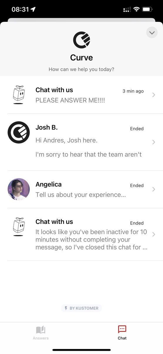 andresurena's tweet photo. The WORST customer service @imaginecurve @AskCurve following up four weeks unable to use my paying subscription card and a bunch of emails and chats with NO response. Filing a formal complaint today https://t.co/fioHX5T2V9