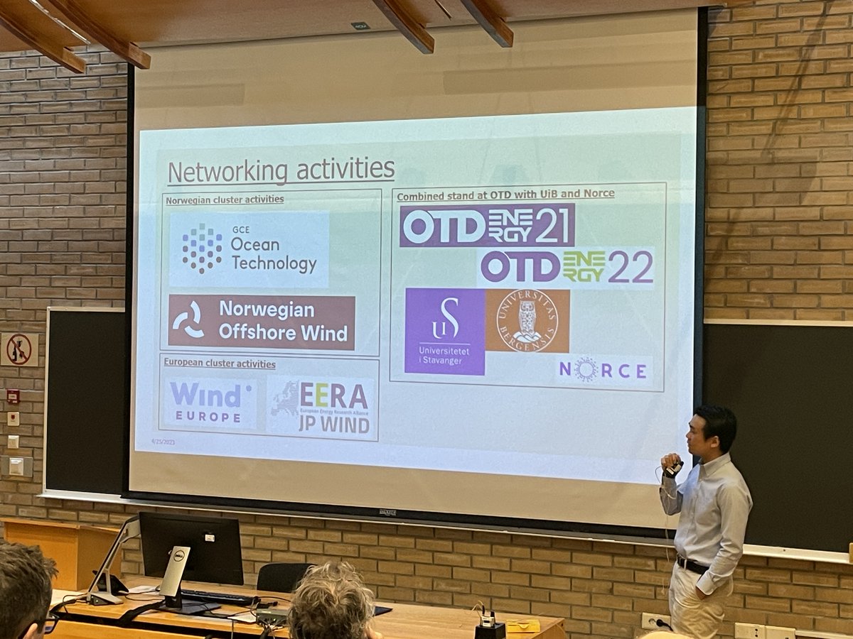 rothkopfAK's tweet photo. Computational #science &amp; engineering focus in Yihan Xing's (#IMBM) talk at our R&amp;D mini-workshop.  International collaborative projects @unistavanger on #ocean technology &amp; numerical methods: offshore #wind, sustainable #aquaculture &amp; subsea technology #CoTech21 @forskningsradet https://t.co/8XsHkirCnO