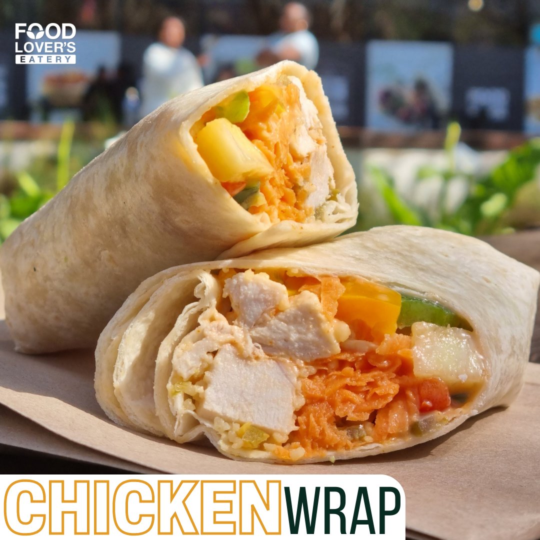 FoodLoversEat's tweet photo. Satisfy your cravings with this mouthwatering chicken wrap that's packed with flavour and goodness!🌯
#Wrapbar #Wrap #Eatery #FoodLoversEatery #FoodLovers #Food https://t.co/E2YRuAsBtE