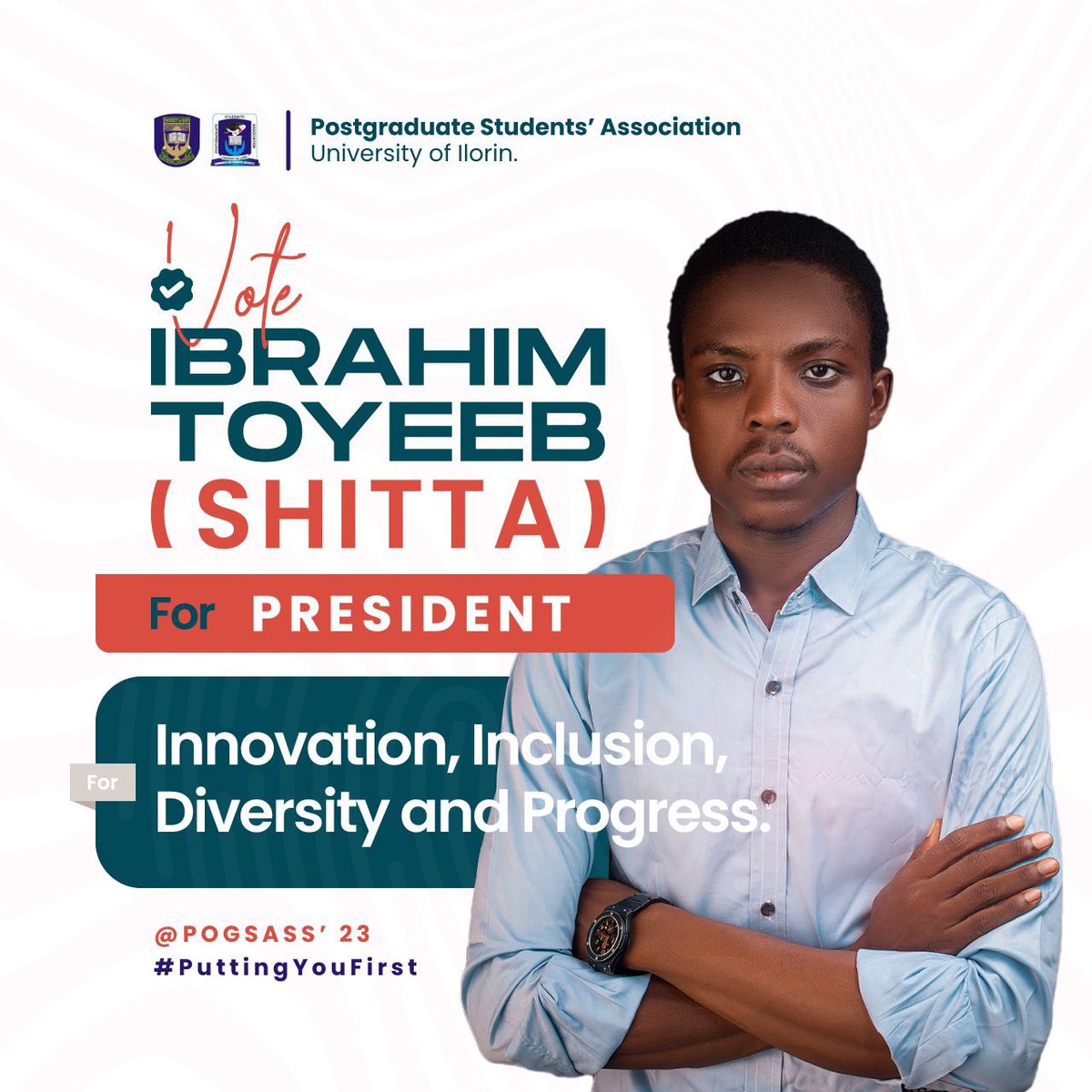 Damilare_mapper's tweet image. A vote for Shitta as the Post graduate Association President is a vote for progress, during the times Shitta has proved himself to be the most competent candidate, Academically and politically, he has all the leadership qualities.
#voteshitta #pogsass2023 #puttingyoufirst.