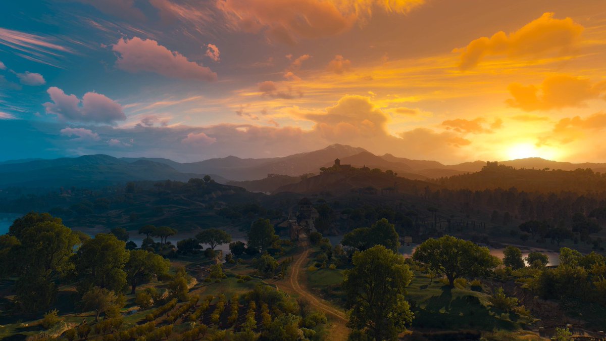 Dressed in nightgown and with teacup in hand, Yennefer leans against the balustrade on the terrace.

    The duchy was yet to awaken; so serene, only the babbling of the stream and chirping of cicadas echoes. Her gaze locks upon the mountainous horizon, watching the sun's ascent.