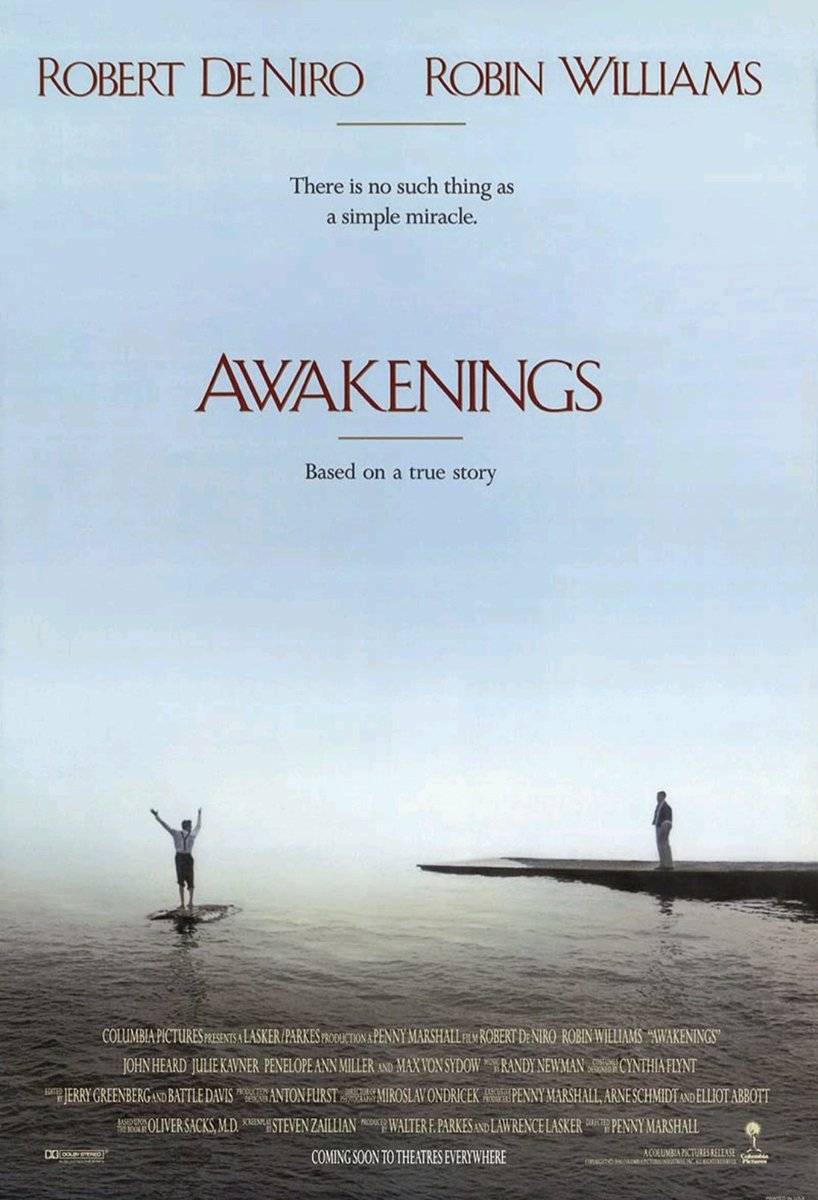 jlindner12's tweet photo. Awakenings is the kind of film that feels like lightning in a bottle. Robert DeNiro's perfomance swept me off my feet and is made even better by being able to play off Robin Williams' understated portrayal. 
An instant buy on Blu Ray for me. https://t.co/lPZGtmgybC