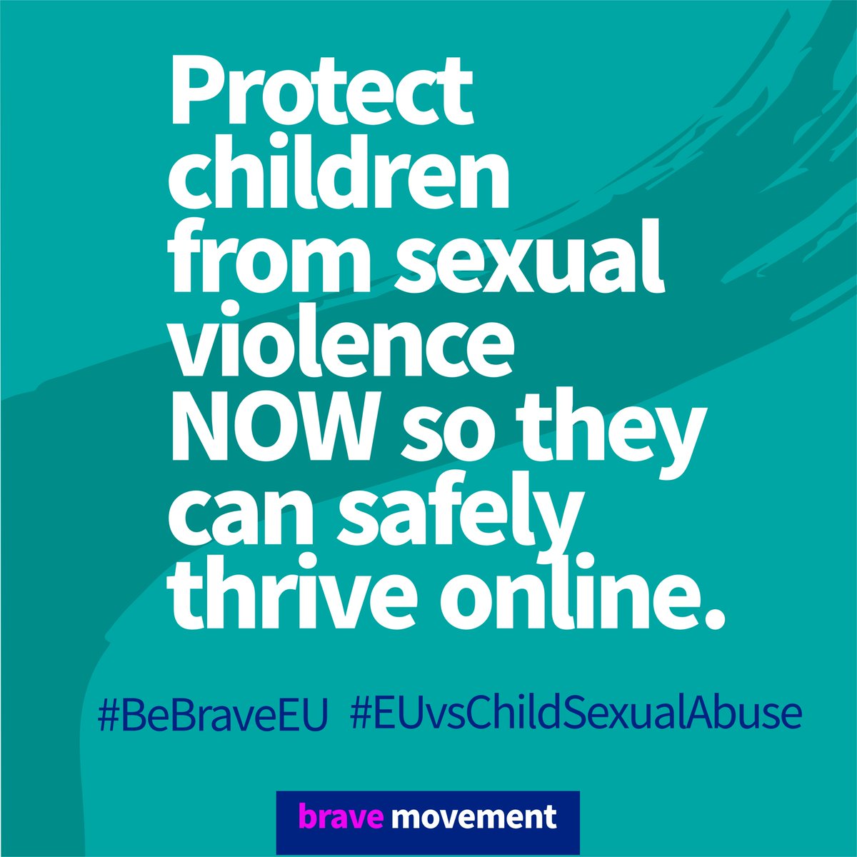 We stand by survivors and want the #EU to #BeBrave and act urgently to ensure that children can safely thrive online. #EUvsChildSexualAbuse
 
We need robust legislation now. You can also show your support by signing the #JusticeInitiative petition✍️
justice-initiative.eu/petition/