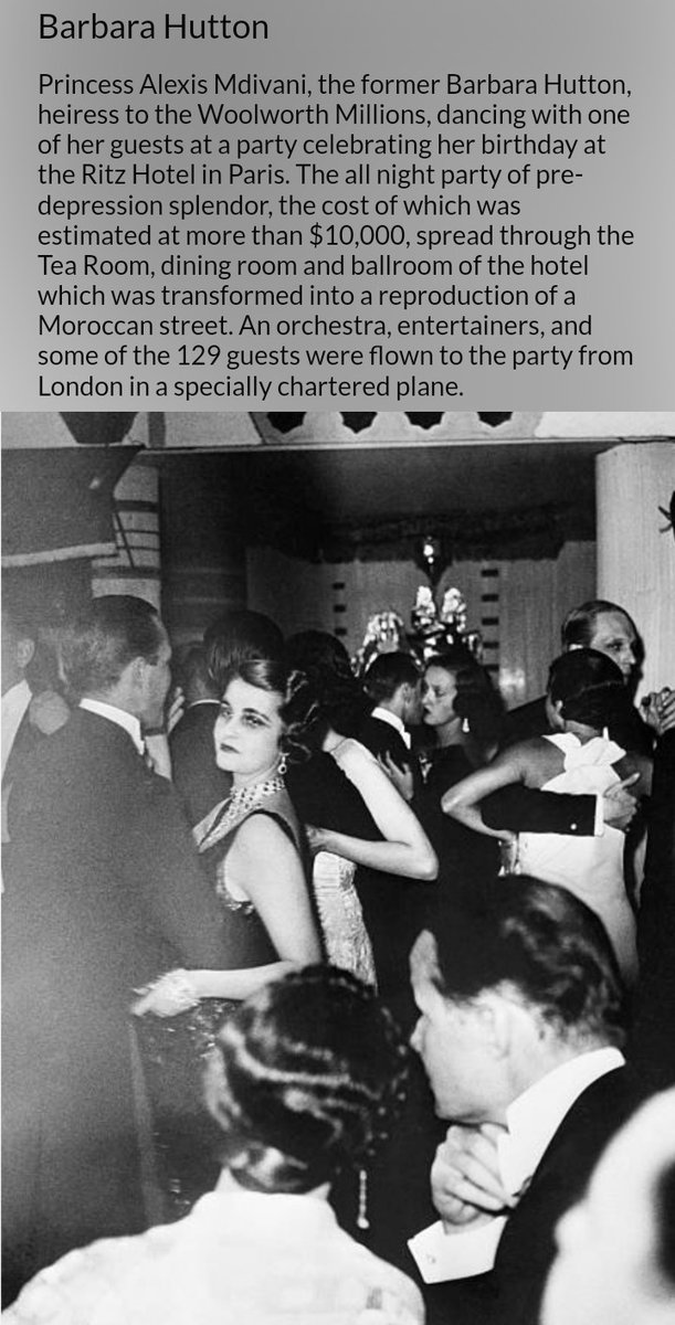 JozDire's tweet photo. @LandlordLinks Drug addict / socialite of all parties #BarbaraHutton was once the richest woman on earth who owned the biggest yacht
From Beverly Hills through Tangier & Paris to London
https://t.co/tyxpswanhV https://t.co/KzjaYIRXTX