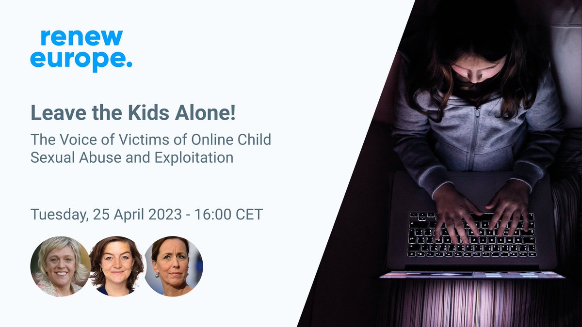 livecasts's tweet photo. Join @RenewEurope webinar today to learn more on reviewing existing EU legislation on combating sexual exploitation of children and child pornography:

⏰ Start: April 25th, 16:00 CET
🎬 Watch #live: https://t.co/F1uzSooeAu
💼 Organiser: @RenewEurope https://t.co/r8XrikGMnF
