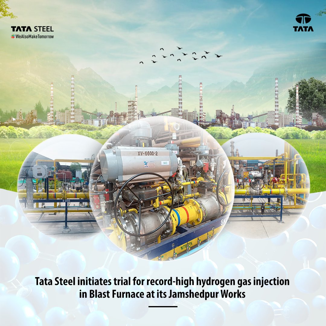 Tata Steel announces blast furnace hydrogen injection trial