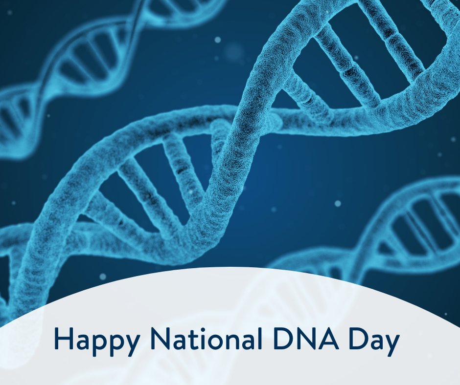 Ever since Watson and Crick’s discovery of the double helix, DNA has helped healthcare professionals and scientists discover vital information about our personal genetics.  

#DNADay #NationalDNADay #Genetics #CancerTesting #DNAandGenetics #GeneticTesting