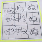 思わず疲れが吹き飛んだ!娘が頑張って書いた、ひらがなの「ぬ」。