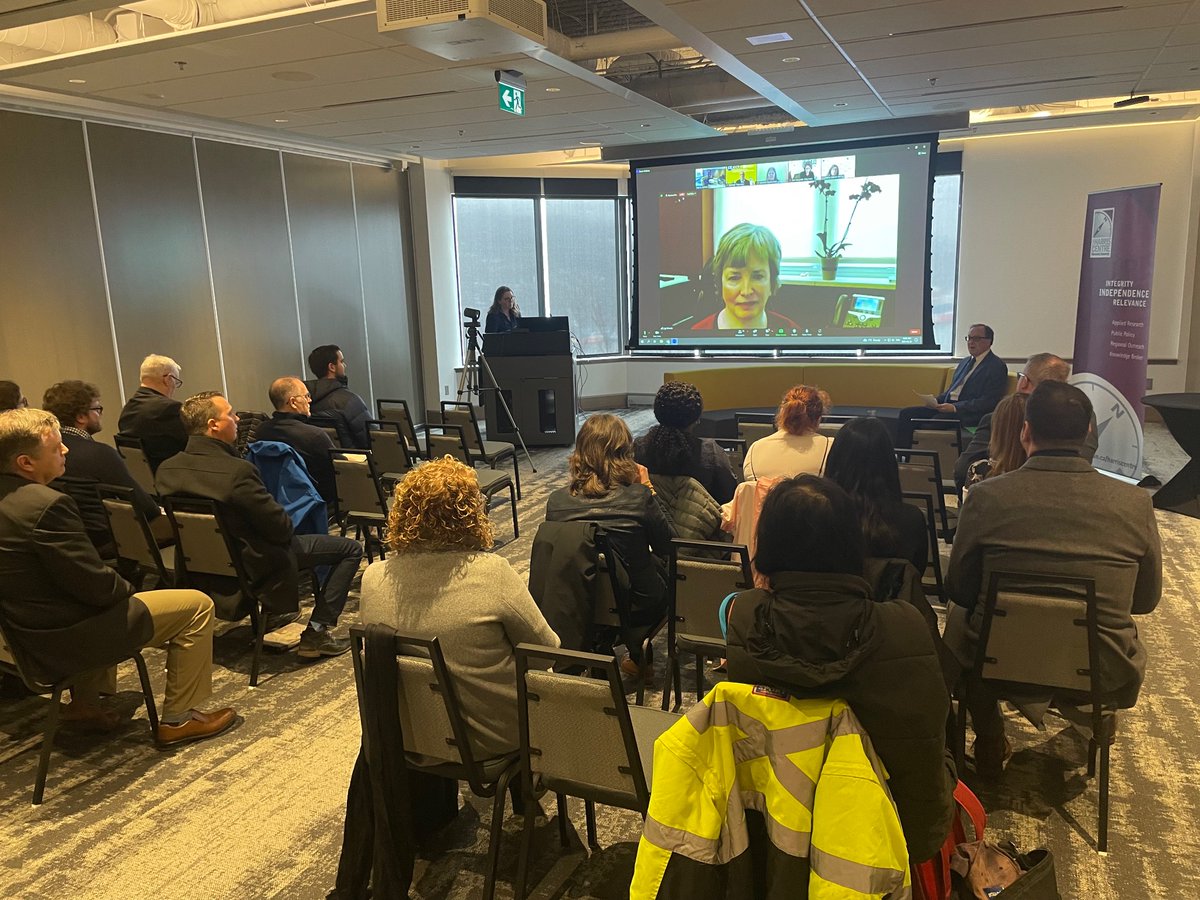 The <a href="/harriscentre/">Harris Centre</a>’s event with <a href="/OECD_local/">OECD SMEs, Regions, Cities & Tourism</a> is underway! They’re discussing the role that <a href="/MemorialU/">Memorial University</a>’s public engagement and innovation collaboration plays in the success of NL’s ocean sector. 

Interested in watching live? Check the Harris Centre’s YouTube channel.