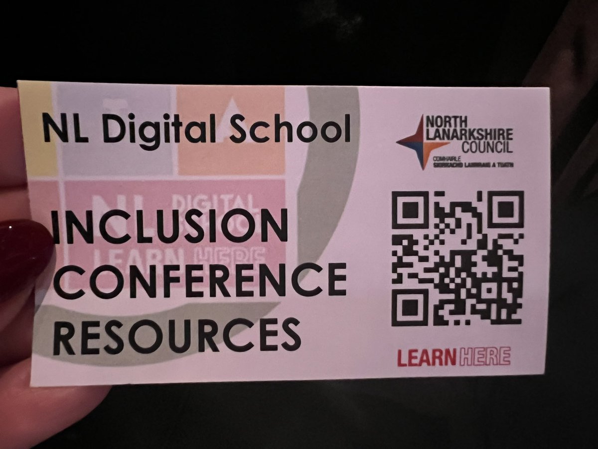 The <a href="/NLDigitalSchool/">Digital Learning and Teaching NL</a>  resources from todays <a href="/nlcinclusion/">North Lanarkshire Council Inclusion Team</a> conference are available in the Virtual Classroom #inclusion #partnership